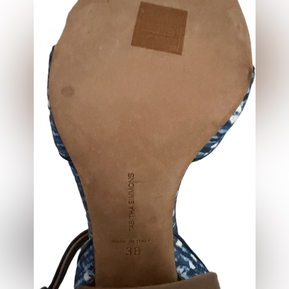 Tabitha Simmons Connie Ankle Strap Block-Heel Women’s Size 8 NWT - Picture 7 of 8
